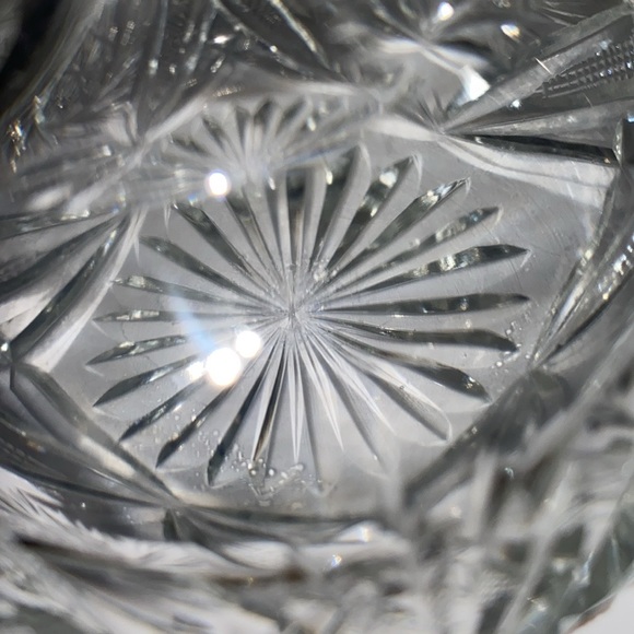 Cut crystal glass cruet. Beautiful. Mint condition. - Picture 10 of 12